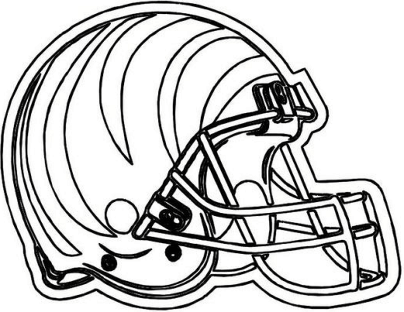 A Football Helmet ぬりえ