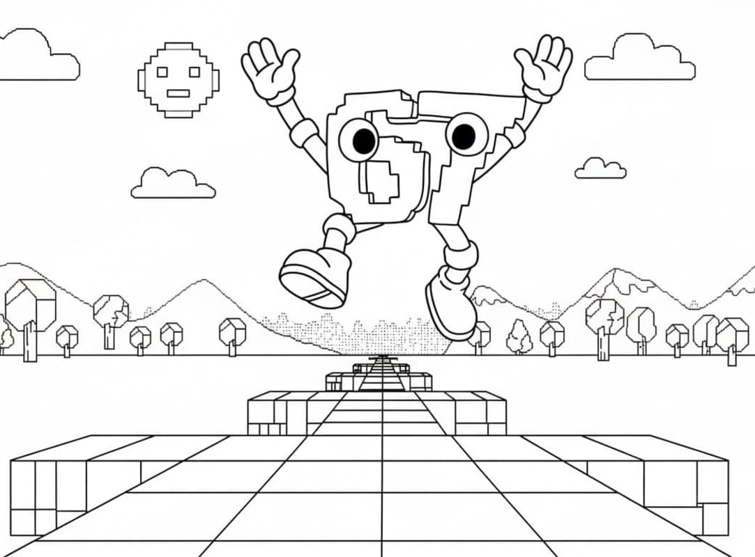 67 ブレインロット 簡単 ぬりえ