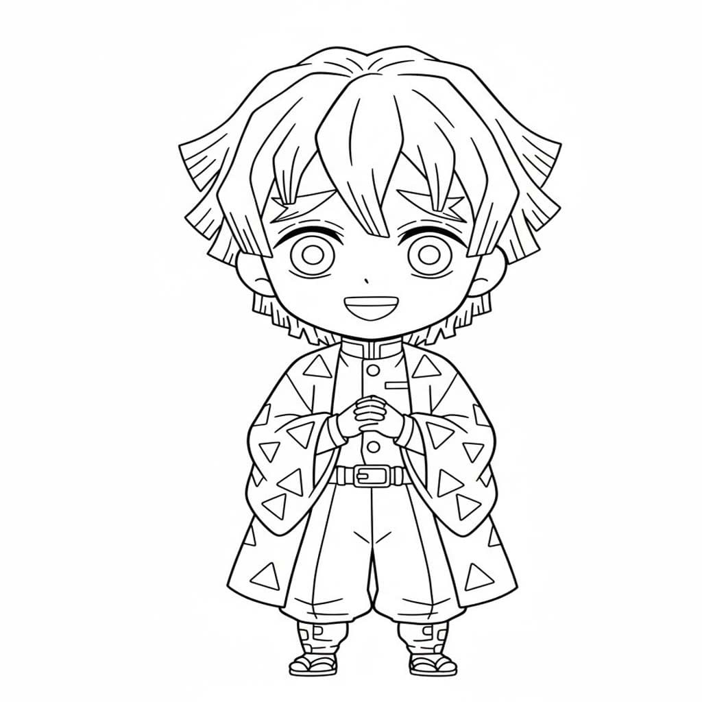 あがつまぜんいつ 無料で印刷可能 ぬりえ