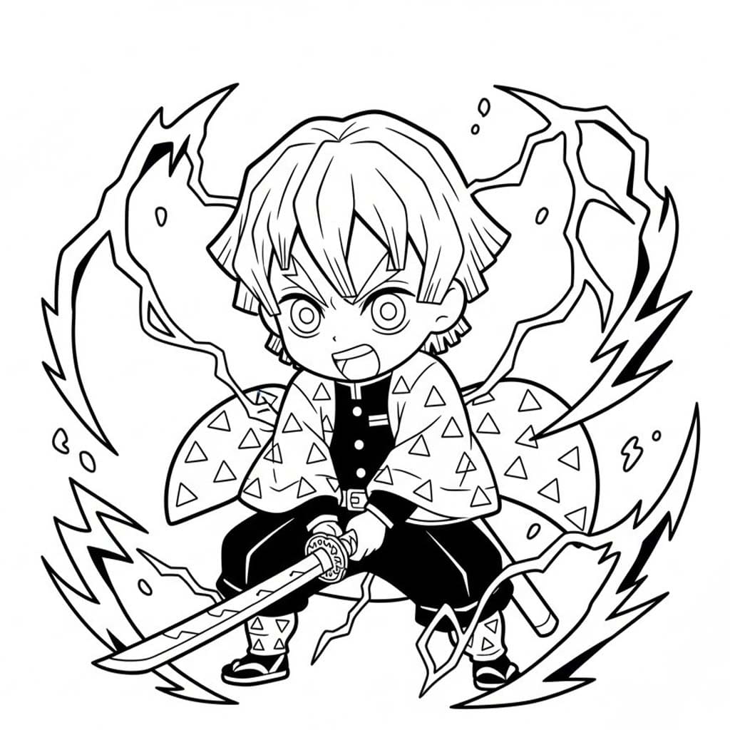 あがつまぜんいつ 2 ぬりえ