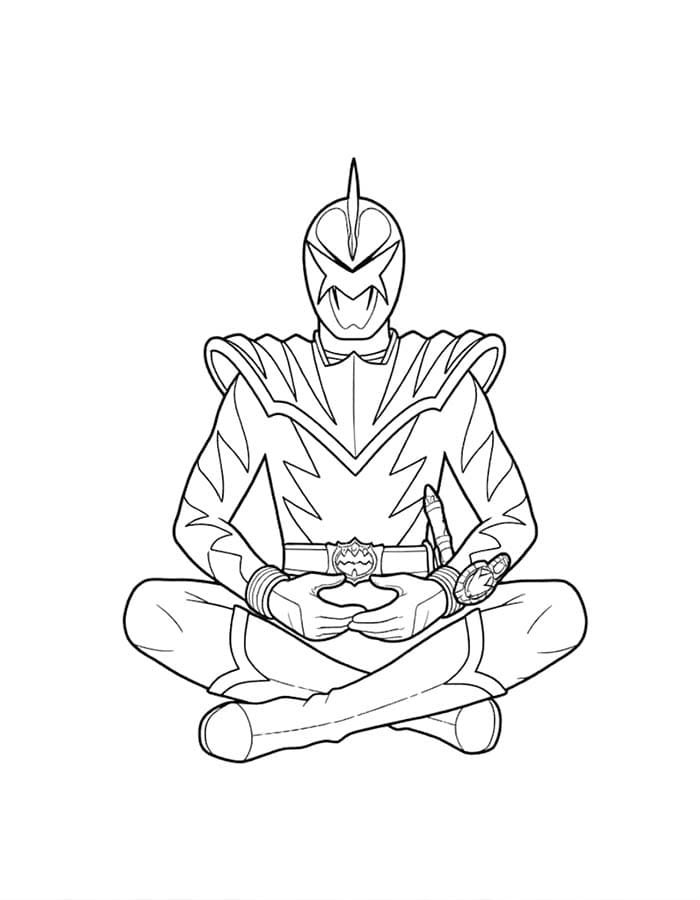 アバレンジャー 描画 ぬりえ