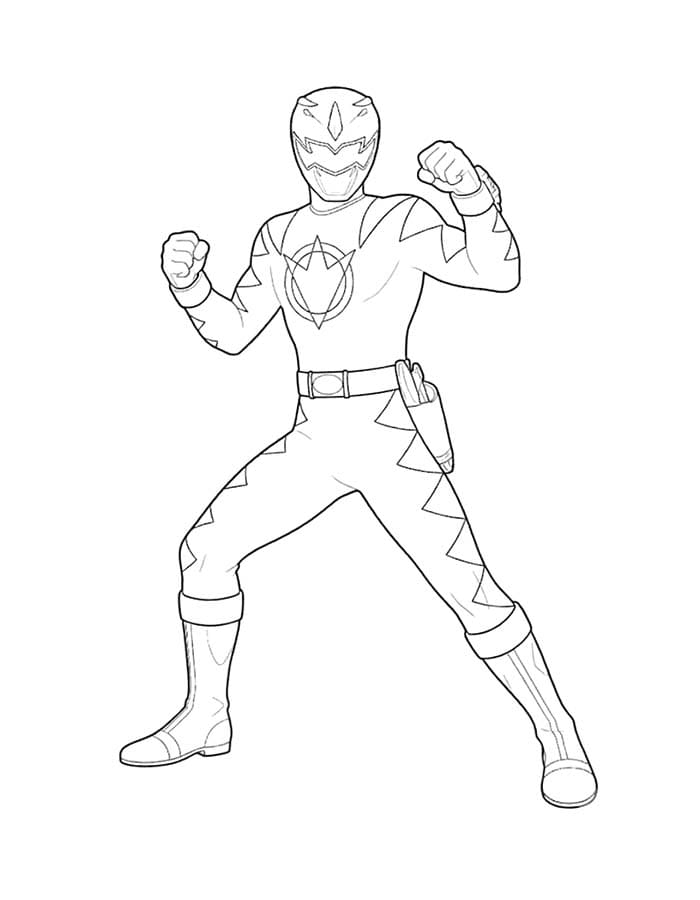 アバレンジャー 描く ぬりえ