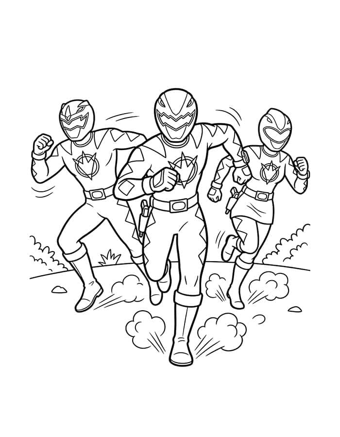 アバレンジャー 基本的な ぬりえ
