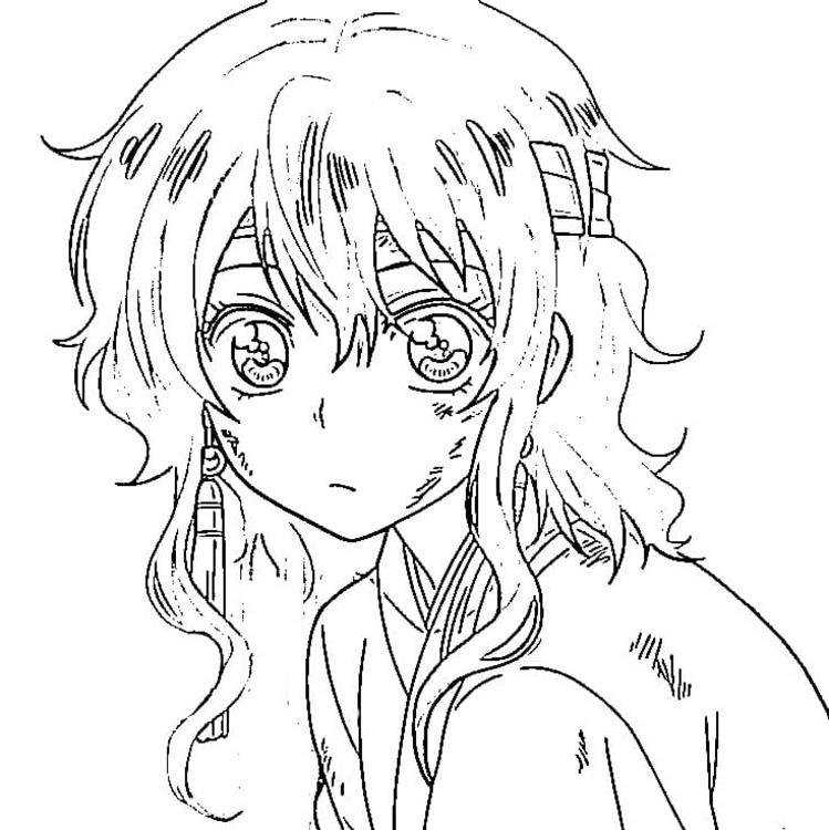 暁のヨナ 2 ぬりえ