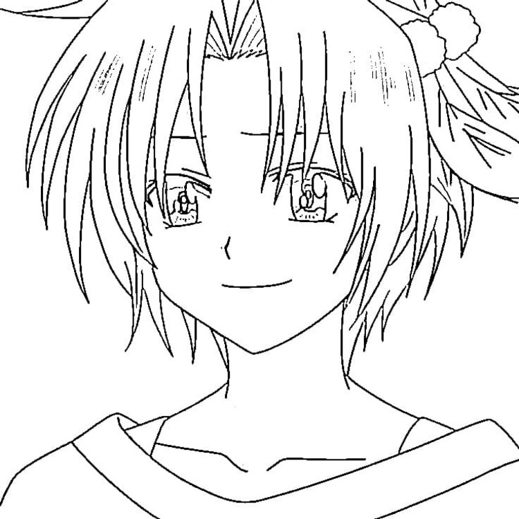 暁のヨナ 3 ぬりえ