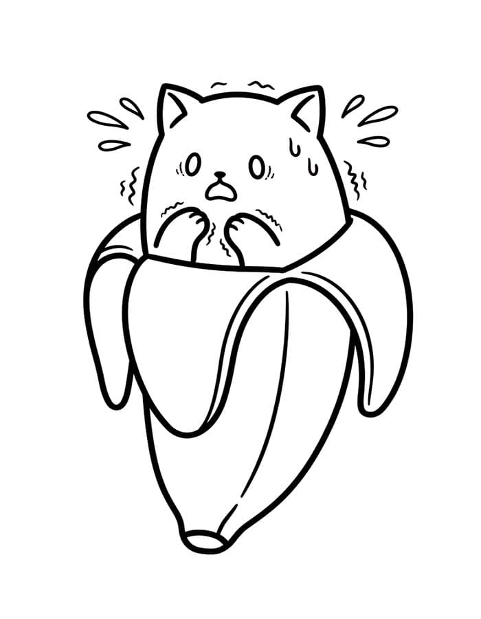 ばなにゃ 描く ぬりえ