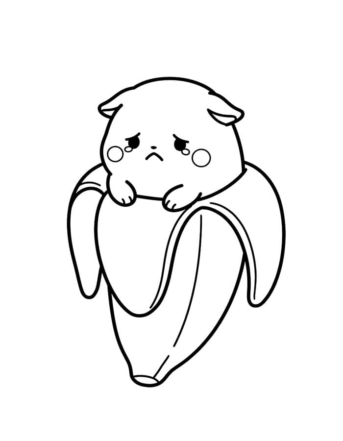 ばなにゃ 無料 ぬりえ