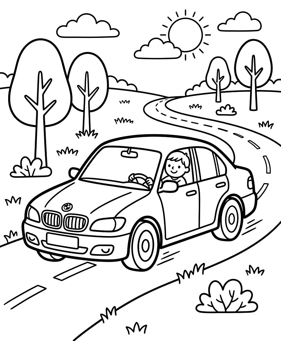 BMW 画像 ぬりえ