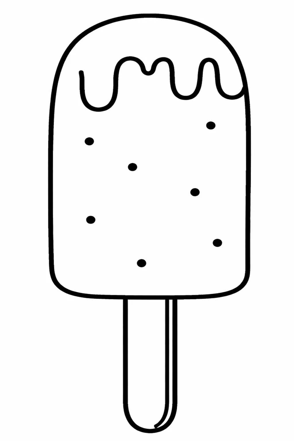 描画 アイスキャンディー ぬりえ