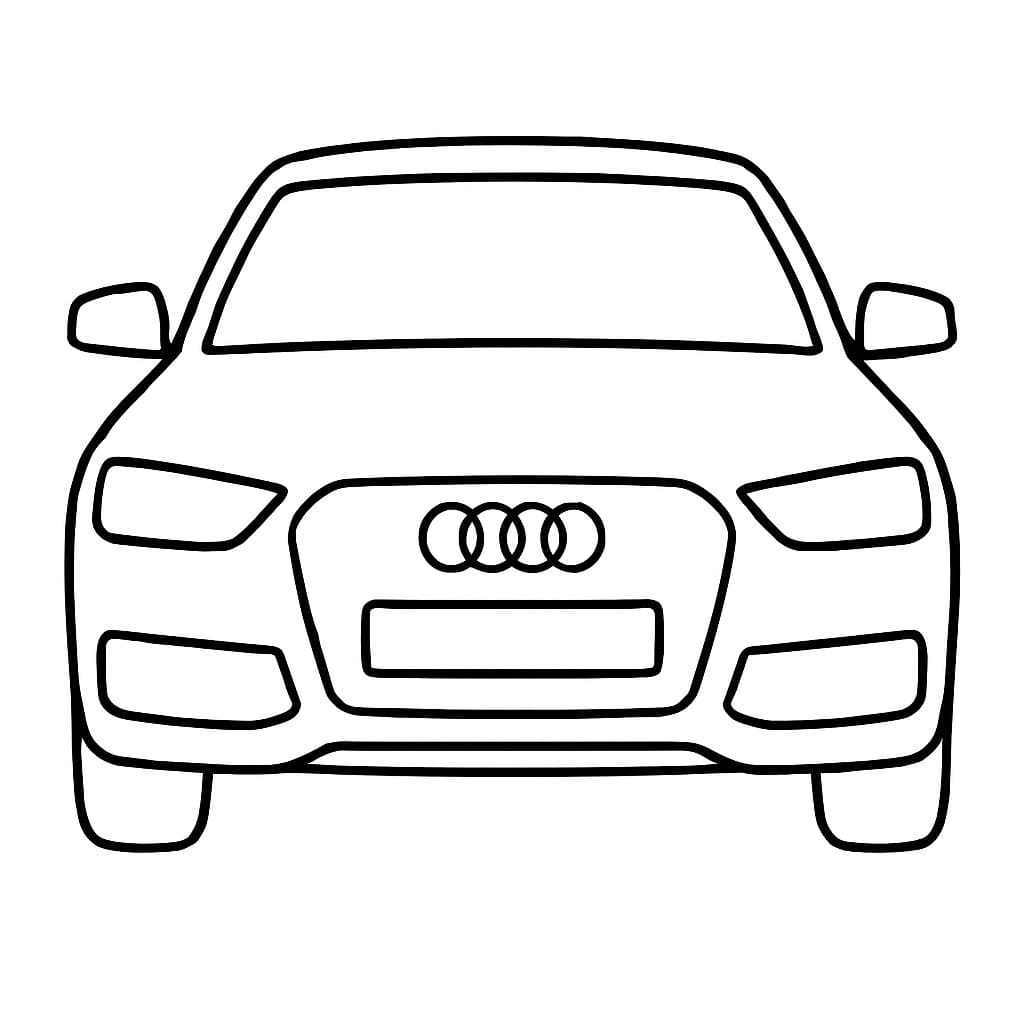 描画 アウディ ぬりえ