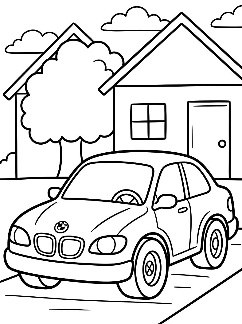 描画 BMW 無料で ぬりえ