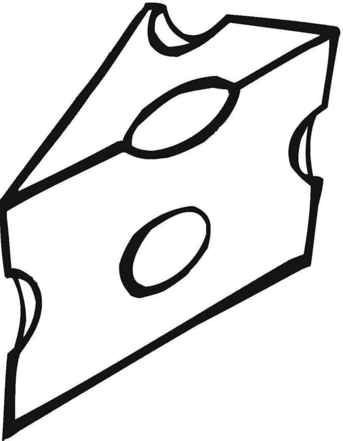 描画 チーズ 印刷可能 ぬりえ