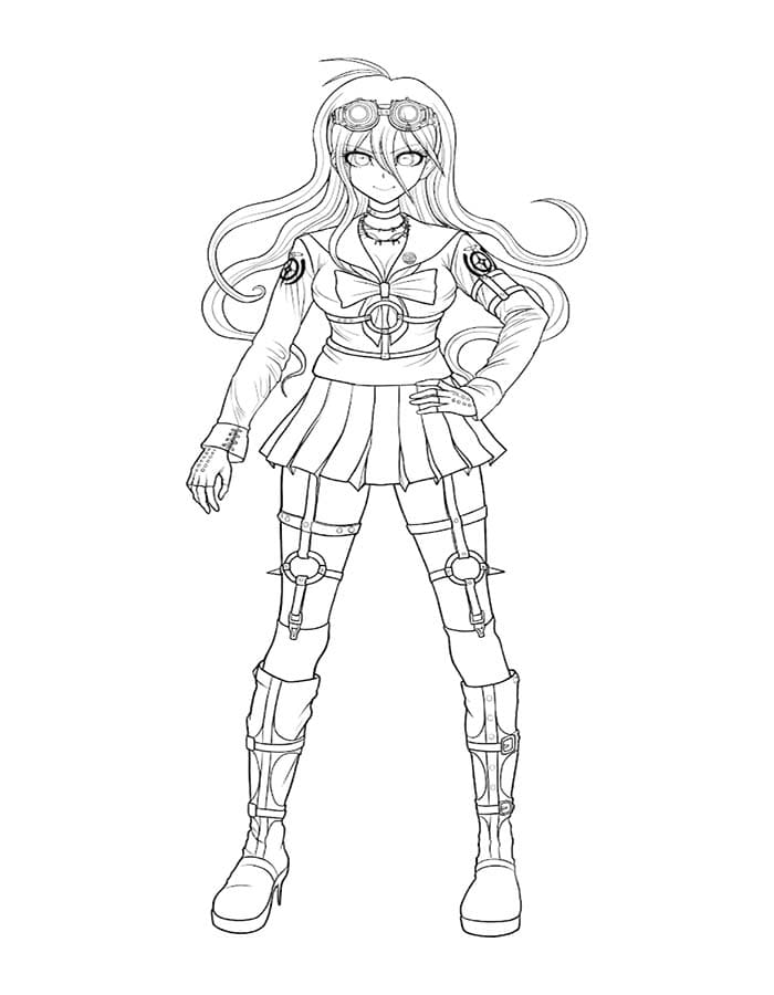 描画 ダンガンロンパ 無料 ぬりえ