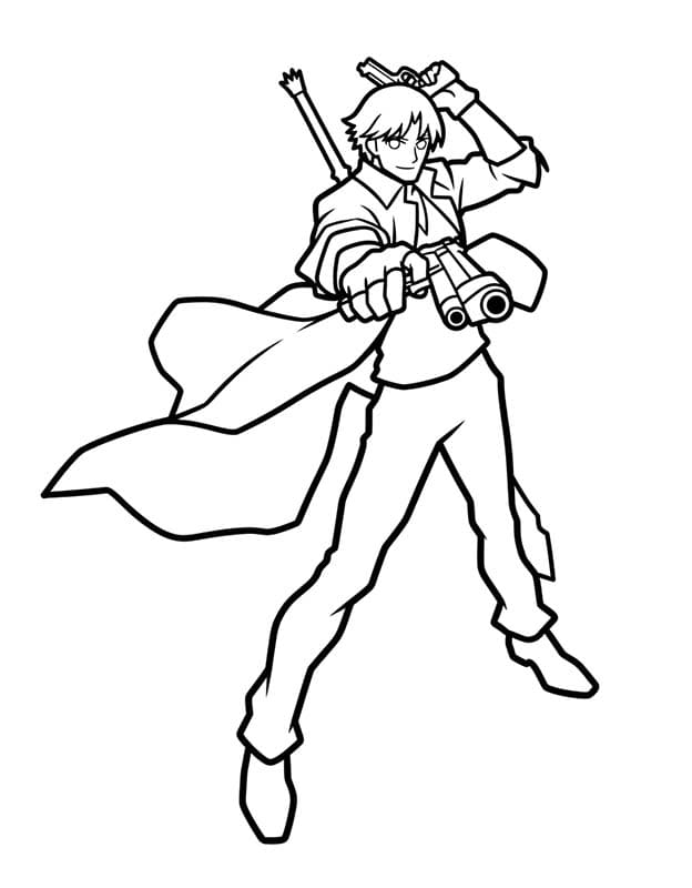描画 デビルメイクライ ぬりえ