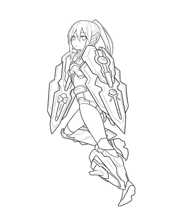 描画 デート・ア・ライブ ぬりえ
