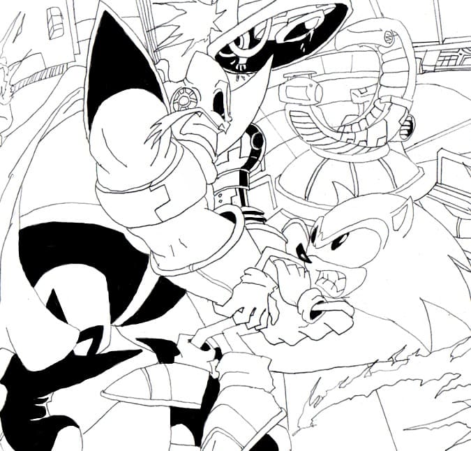 描画 ドクター・エッグマン 無料 ぬりえ