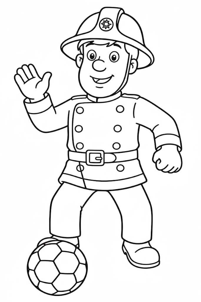 描画 ファイヤーマンサム 印刷可能 ぬりえ