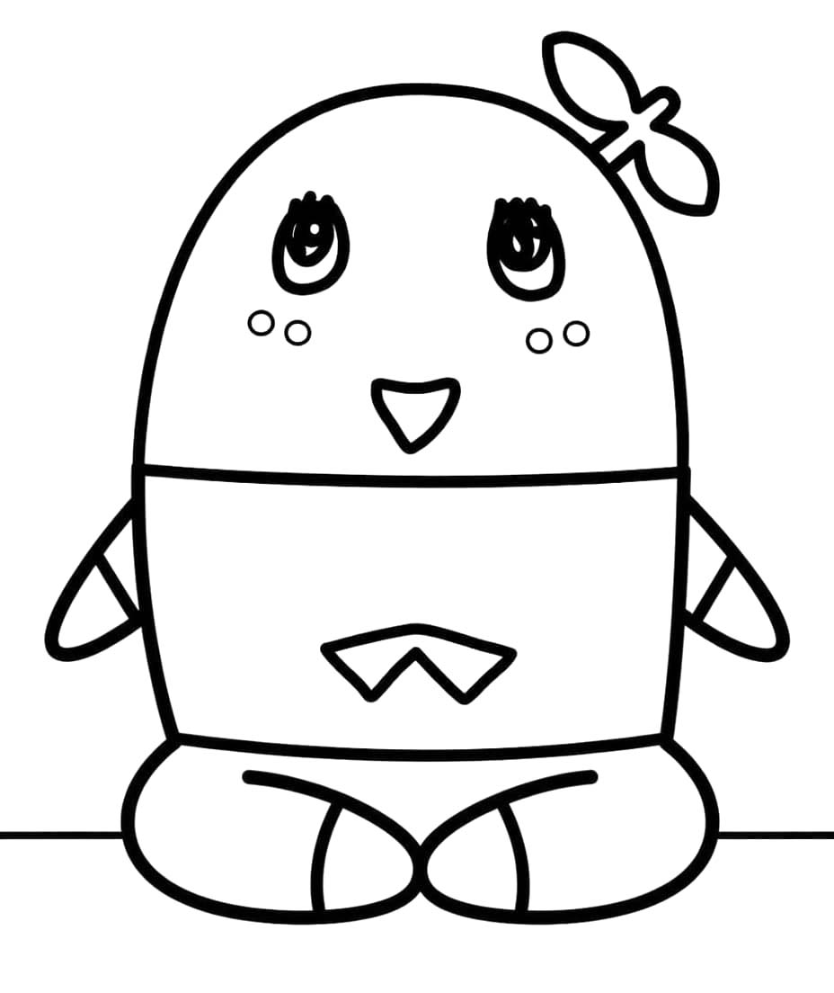 描画 ふなっしー 印刷可能 ぬりえ