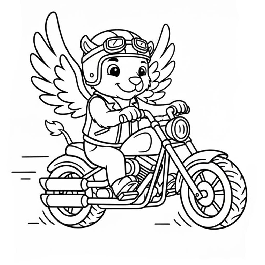 描画 グリフィン ぬりえ