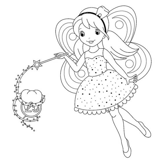 描画 歯の妖精 印刷可能 ぬりえ