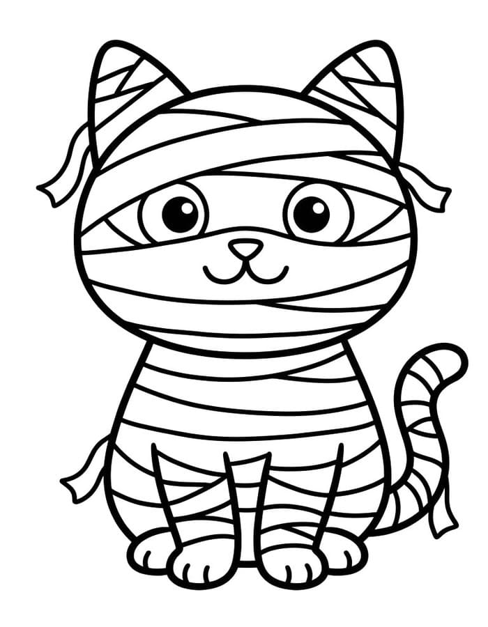 描画 ハロウィンの猫 印刷可能 ぬりえ