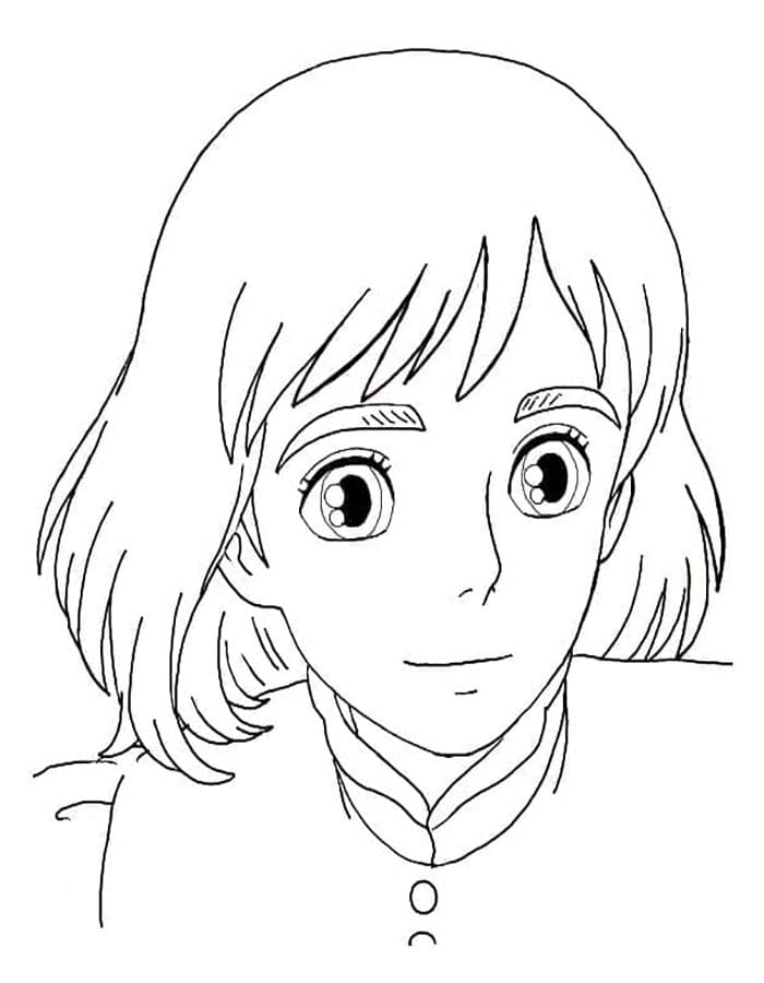 描画 ハウルの動く城 無料 ぬりえ