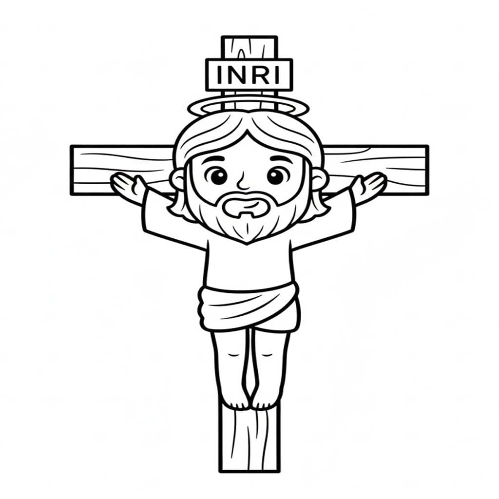 描画 イエス ぬりえ