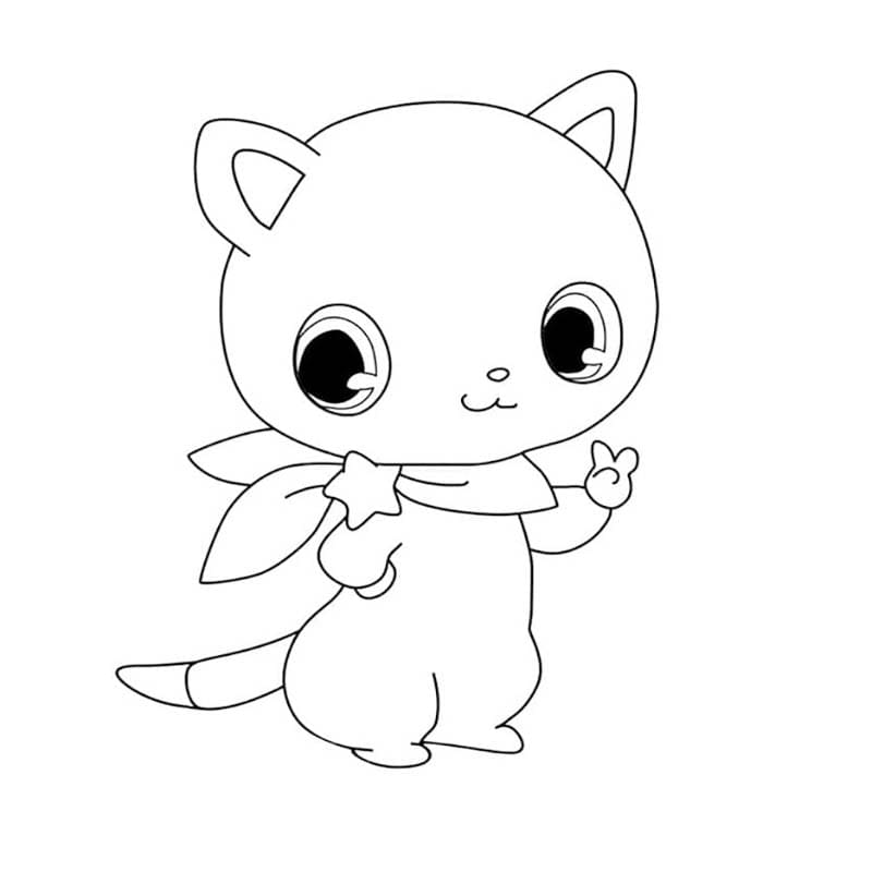 描画 ジュエルペット 印刷可能 ぬりえ