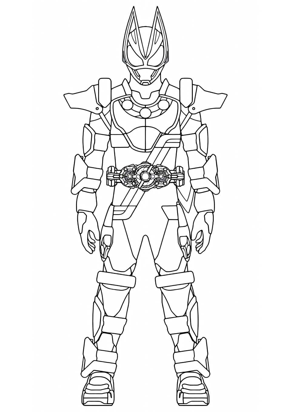 描画 仮面ライダーギーツ 印刷可能 ぬりえ