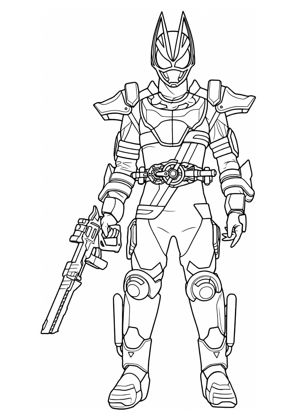 描画 仮面ライダーギーツ 無料 ぬりえ