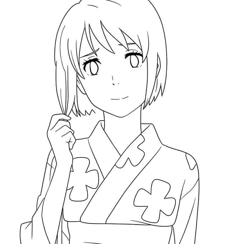 描画 君の名は。印刷可能 ぬりえ