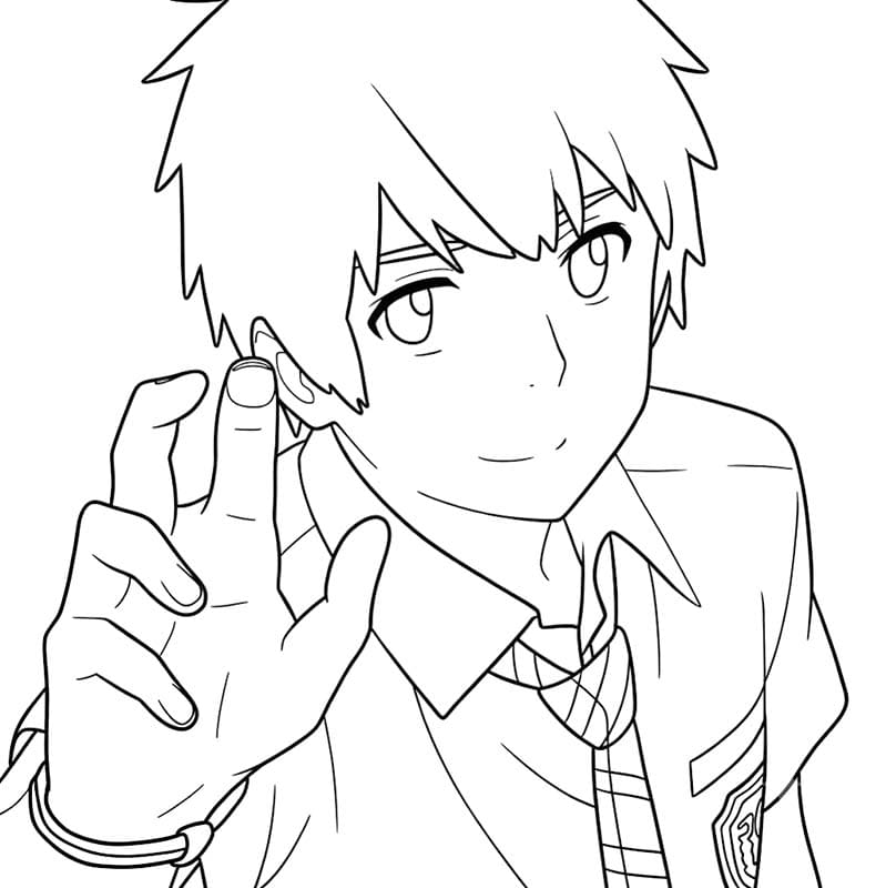 描画 君の名は。 ぬりえ
