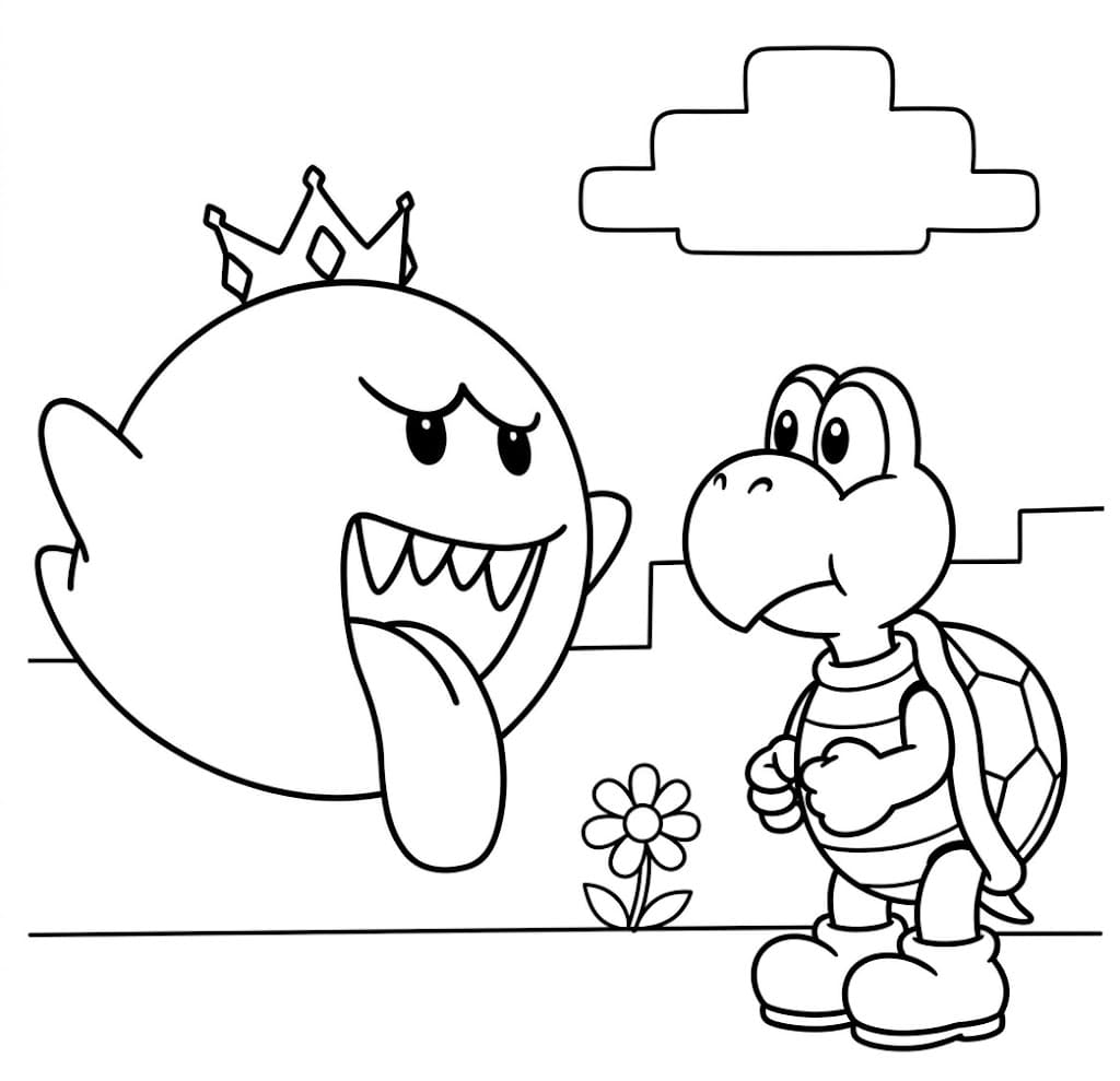 描画 キングブー ぬりえ