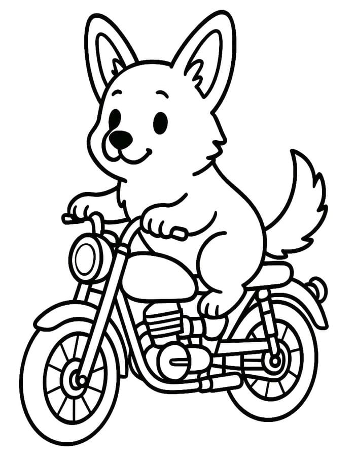 描画 コーギー ぬりえ