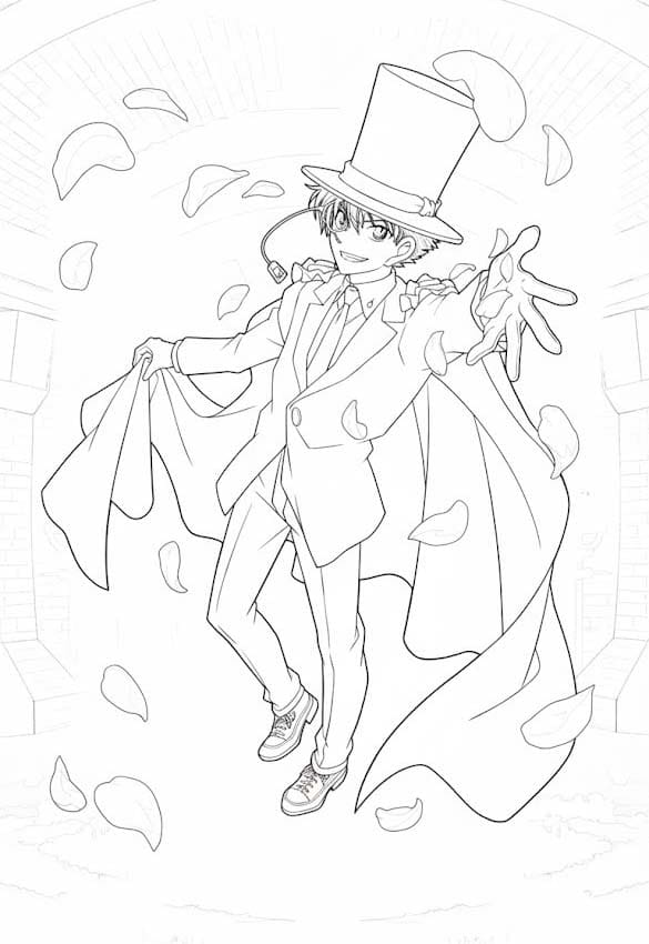 描画 まじっく快斗 ぬりえ