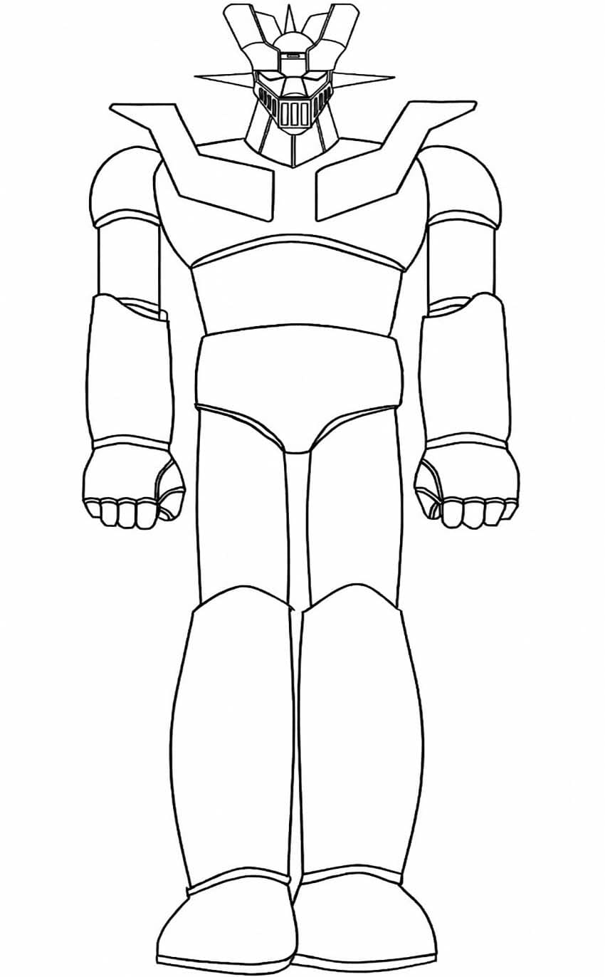 描画 マジンガーZ 無料 ぬりえ