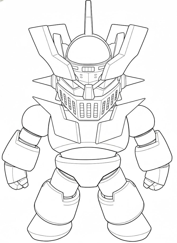 描画 マジンガーZ ぬりえ