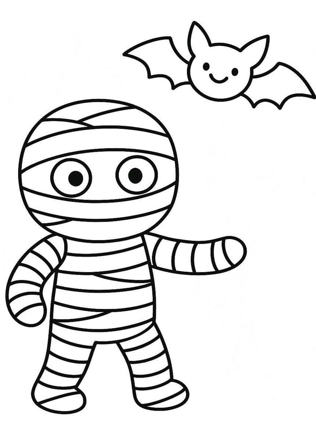 描画 ミイラ 無料 ぬりえ