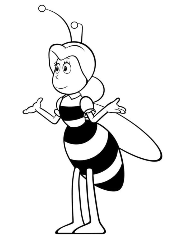 描画 みつばちマーヤの冒険 印刷可能 ぬりえ