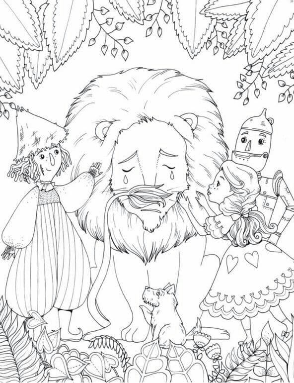 描画 オズの魔法使い 印刷可能 ぬりえ