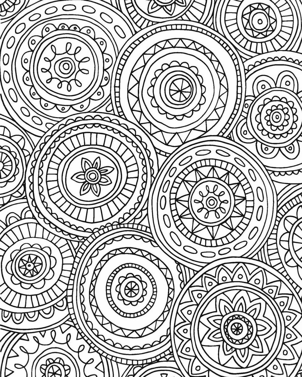 描画パターン印刷可能 ぬりえ
