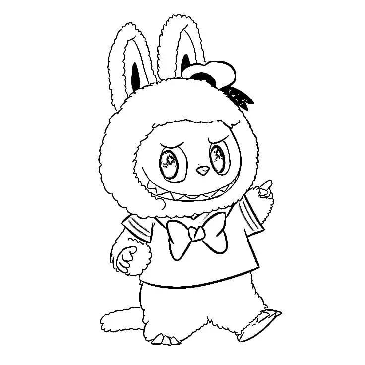 描画 ラブブ 無料 ぬりえ