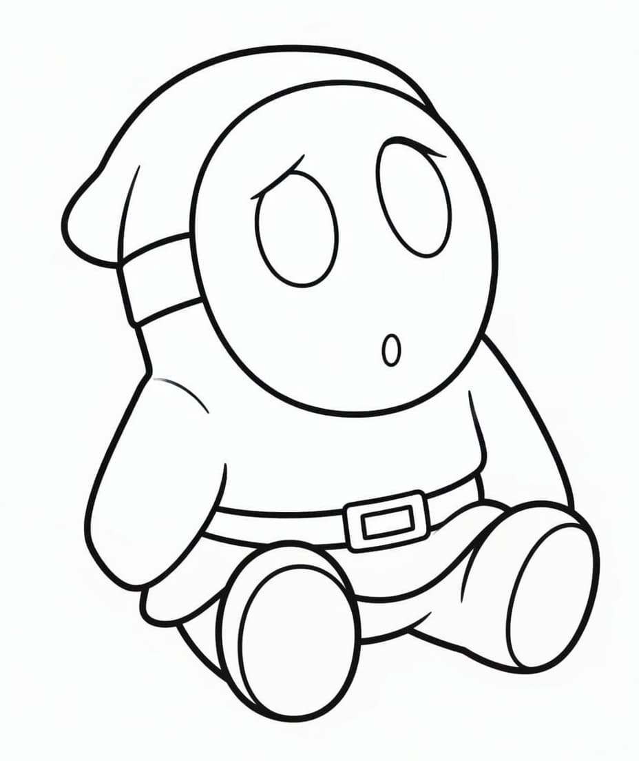 描画 シャイガイ 印刷可能 ぬりえ