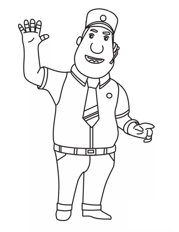 描画 スーパーウィングス ぬりえ