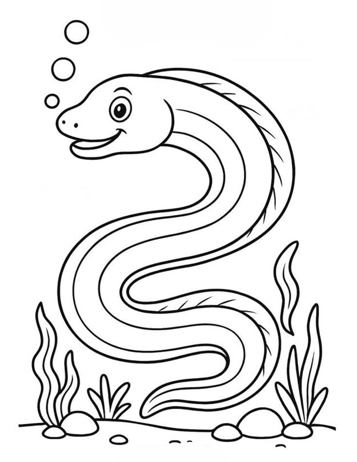 描画 うなぎ 印刷可能 ぬりえ