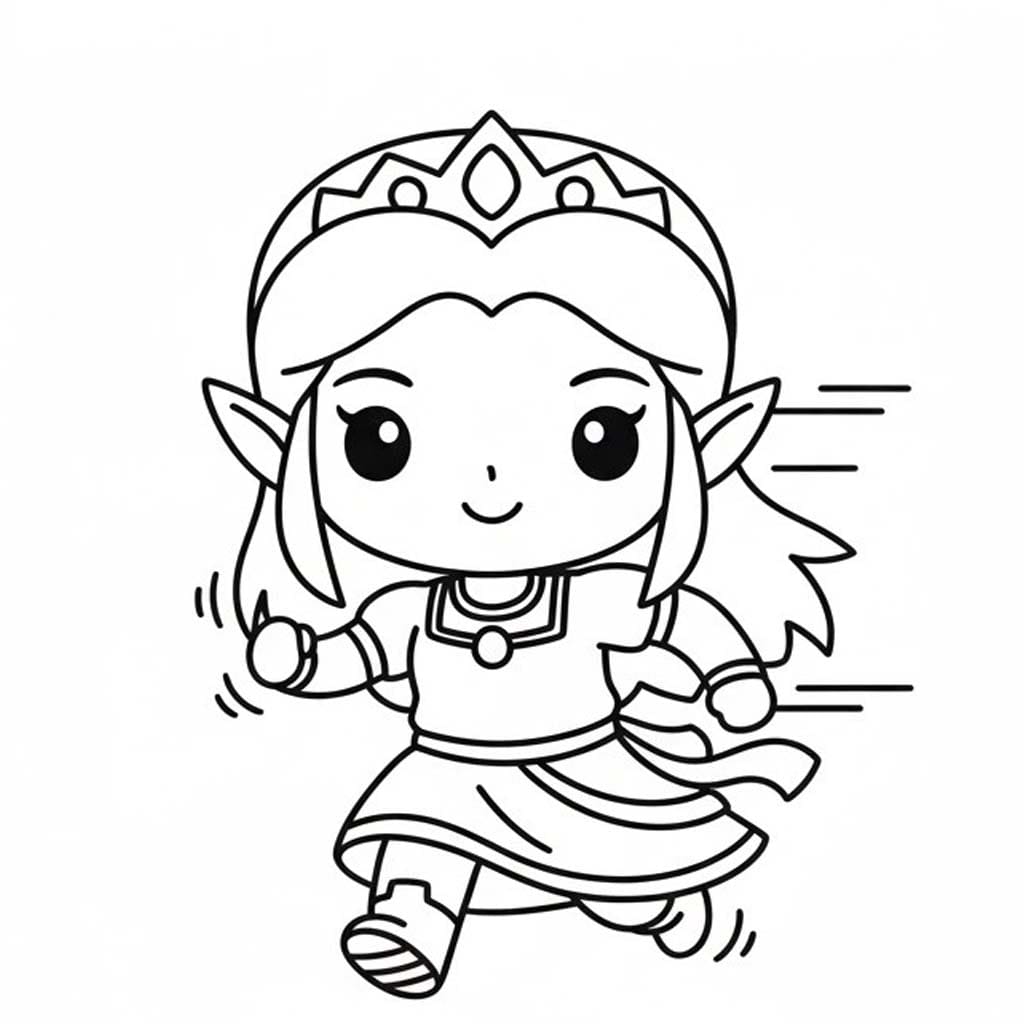 描画 ゼルダの伝説 ぬりえ