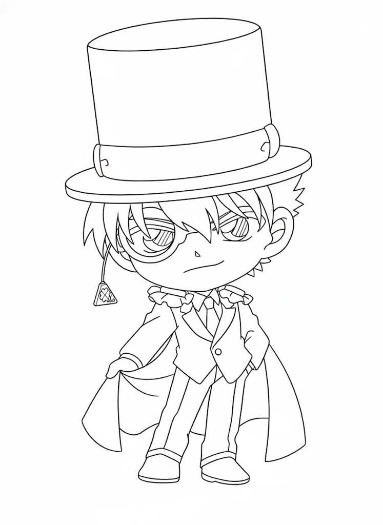 ちび まじっく快斗 ぬりえ