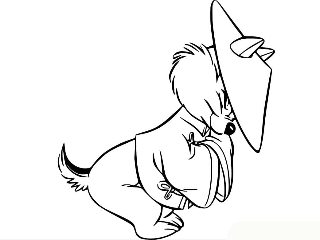 チップとデール 描く ぬりえ