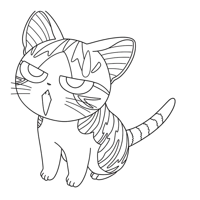 チーズスイートホーム 描く ぬりえ