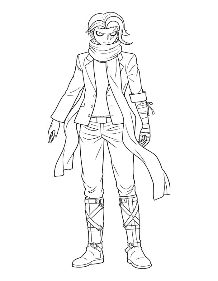 ダンガンロンパ 描画 ぬりえ